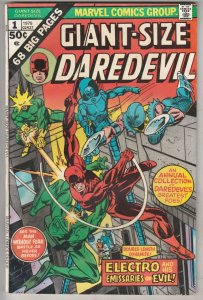 Giant-Size Daredevil #1 (Jan-75) VF+ High-Grade Daredevil