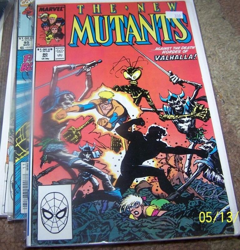 NEW MUTANTS  # 80 1989  marvel   x-men   asgard + valkyre  VALHALLA