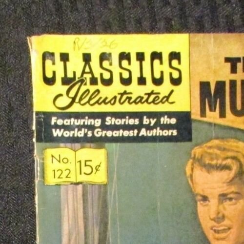 1954 Aug THE MUTINEERS Classics Illustrated #122 VG- 3.5 Gilberton 