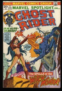 Marvel Spotlight #11 Ghost Rider! Cover App Witch-Woman!