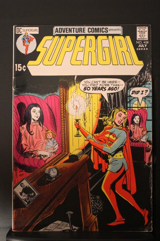 Adventure Comics #408 (1971) Mid-High-Grade FN/VF New Supergirl key wow!