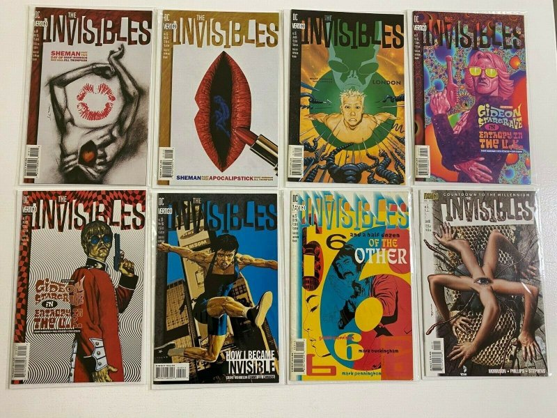 Invisibles lot 48 different 8.0 VF (series 1, 2, & 3 Vertigo)