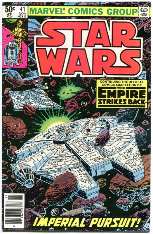 STAR WARS #41, VF+, Luke Skywalker, Darth Vader, 1977, more SW in store (R)