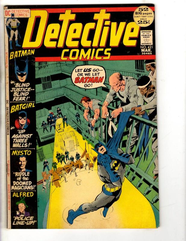 Detective Comics # 421 FN DC Comic Book Feat. Batman Joker Robin Catwoman JG9
