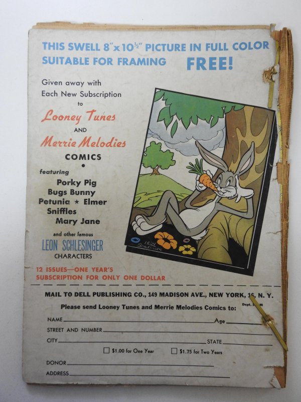 Looney Tunes and Merrie Melodies Comics #21 (1943) PR Condition see description