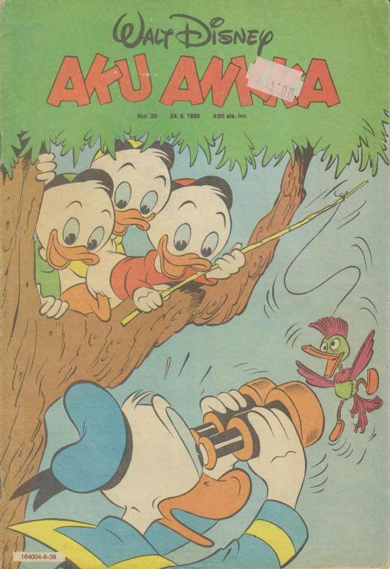 Walt Disney's Aku Ankka (1986) #39 VG; Sanoma | low grade comic - save on shippi