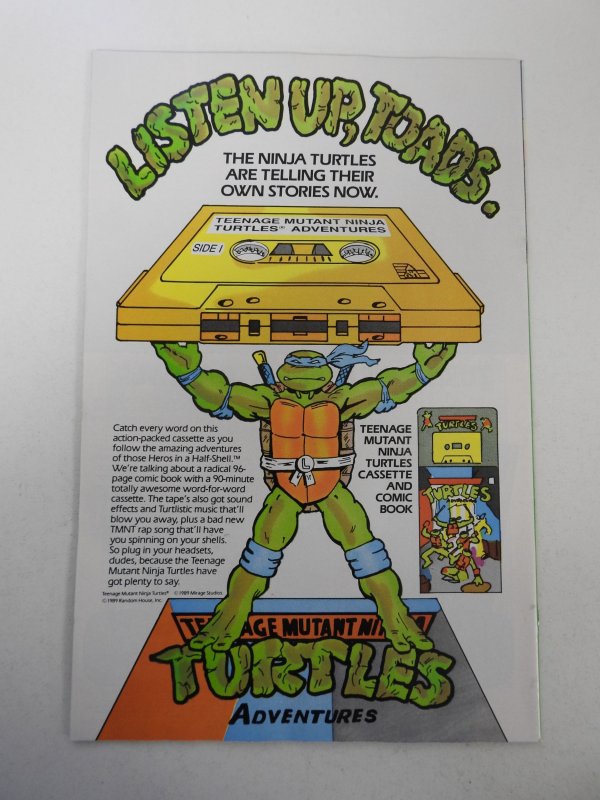 Teenage Mutant Ninja Turtles Adventures #3 (1989) VF- Condition! Signed no cert