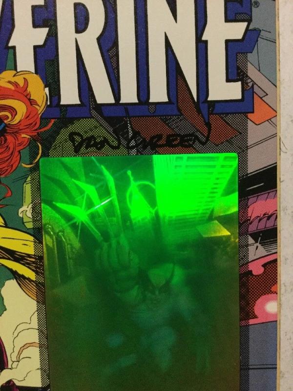 Wolverine 75 NM Near Mint Signed By Dan Green W/ C.O.A.