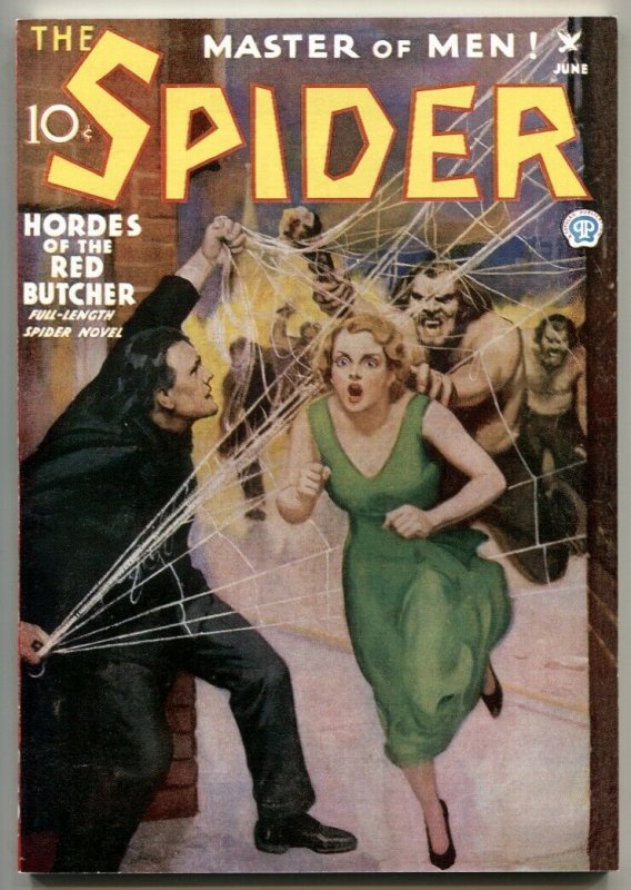 The Spider 6/1935-Hordes Of The Red Butcher pulp reprint 2006 