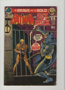 Brave & The Bold #96 - Batman & Sgt Rock! - 1971 (Grade 4.5) WH