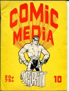 Comic Media #10 1973-British fanzine-Will Eisner-Modesty Blaise-sci-fi-FN