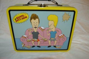 MTV - BEAVIS and BUTTHEAD Lunch Box Stash Metal on couch 2011, new out of case 