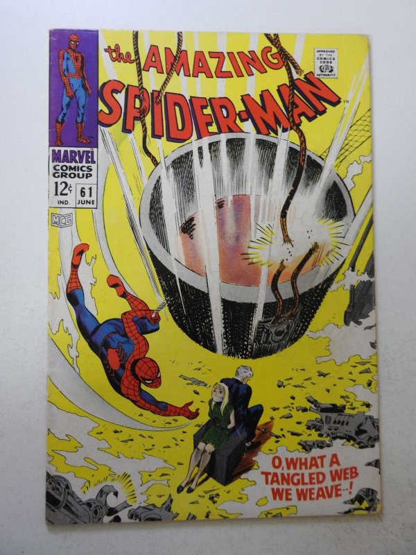 The Amazing Spider-Man #61 (1968) VG  2 centerfold wraps detached bottom staple