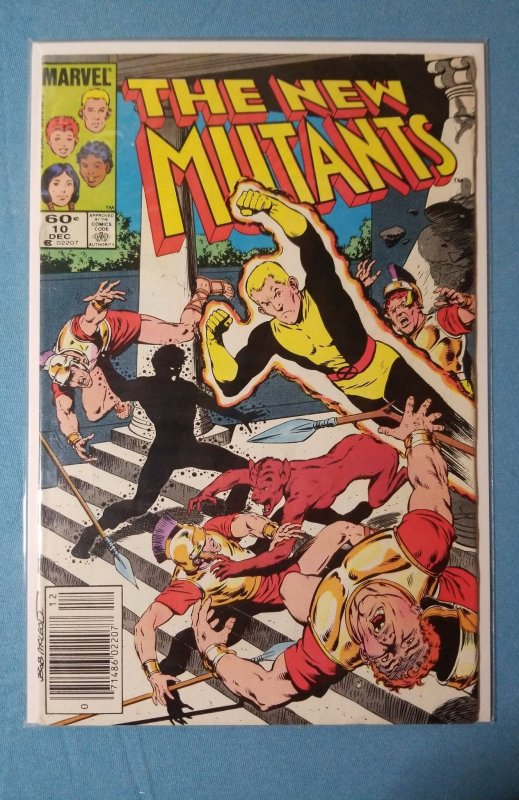 The New Mutants #10 (1983) (sml wtr stain) vg+