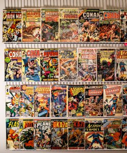 Big Lot 50 Low Grade Reader Comics - Mostly Bronze Age *See Description