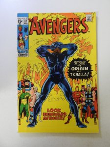 The Avengers #87 (1971) origin of Black Panther VF condition