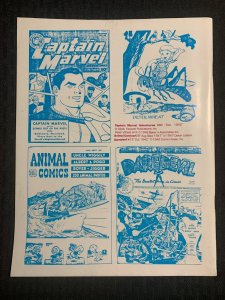 1982 THE GOLDEN AGE OF COMICS Magazine #1 FVF 7.0 Captain Marvel / Daredevil
