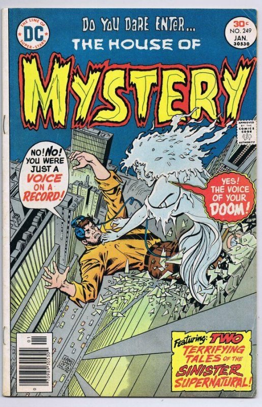 House of Mystery #249 ORIGINAL Vintage 1977 DC Comics 