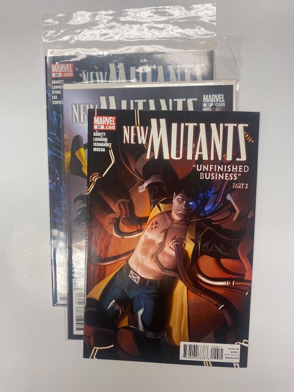 3 New Mutants Marvel Comics #26 27 28 X-Men Magik 70 KM2