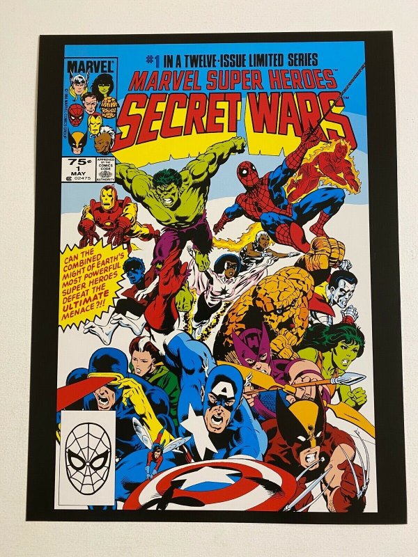 Marvel Super Heroes Secret Wars #1 Marvel Comics poster by Mike Zeck