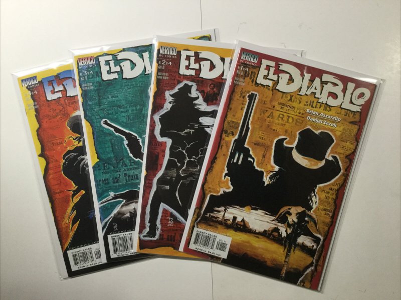 El Diablo 1-4 1 2 3 4 Mini Series Lot Run Set Near Mint Nm Vertigo DC Comics