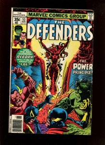 DEFENDERS #53 - 1st Appearance LUNATIK (4.5) 1977