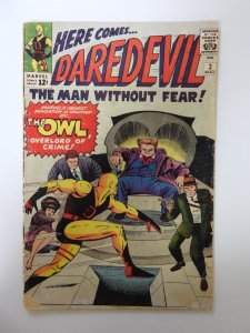 Daredevil #3 (1964) 1st appearance of The Owl GD condition