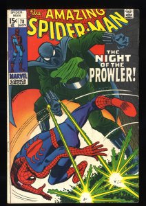 Amazing Spider-Man #78 VG/FN 5.0 1st Appearance Prowler!
