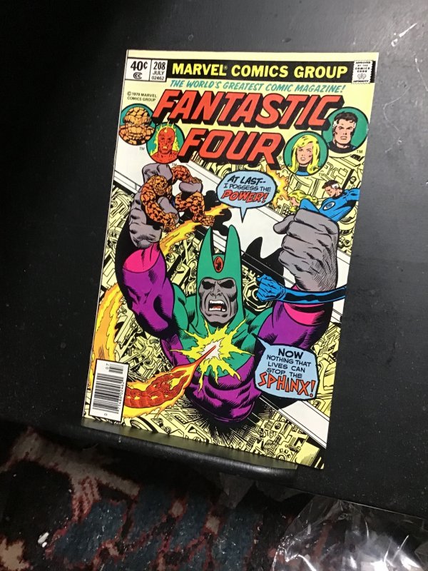 Fantastic Four #208 (1979) Sphinx! High-grade key! NM- C'ville CERT!