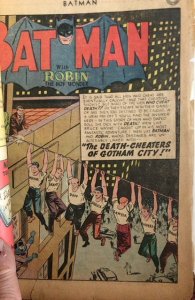 Batman #72,unique coverless w/1950s handmade cvr,c pictures