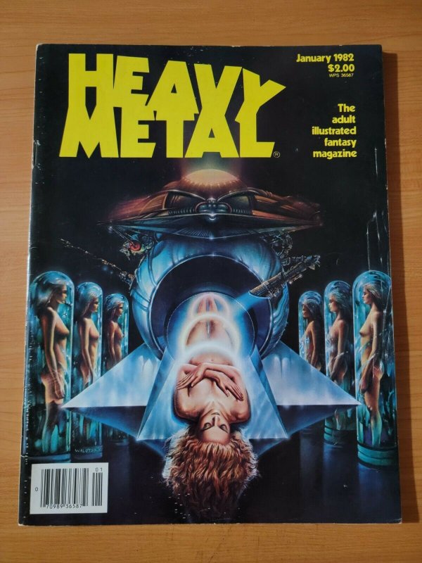 Heavy Metal January 1982 ~ VERY FINE - NEAR MINT NM ~ illustrated Magazine