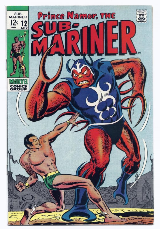 Sub-Mariner #12 (1969) NM+