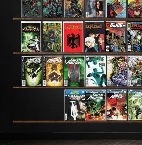 Huge Lot 150+ Comics with Green Arrow, Badger, Alien Legion, Nightwing & More!