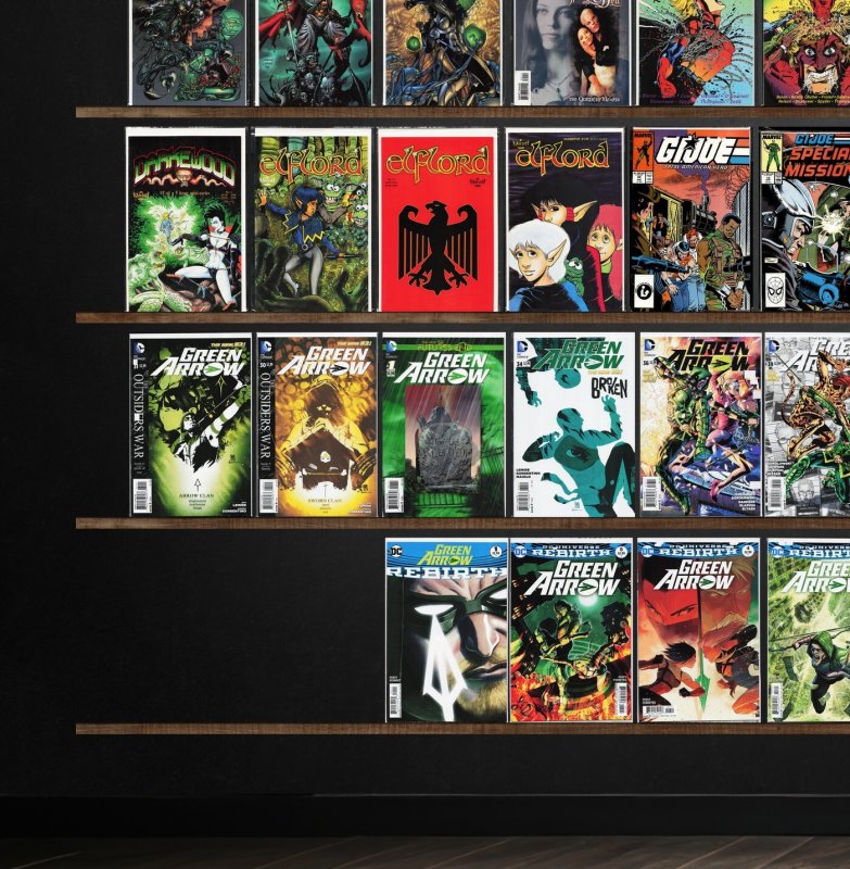 Huge Lot 150+ Comics with Green Arrow, Badger, Alien Legion, Nightwing & More!