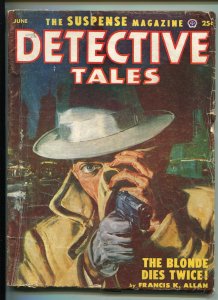 DETECTIVE TALES 06/1953-POPULAR PUBS-SUSPENSE-CRIME-PULP-HARD BOILED-MYSTERY-vg