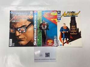 3 Action Comics DC comic books #973 975 1002 111 KM16