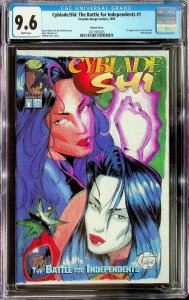 Cyblade/Shi: Battle for Independents #1 Var. (1995) - CGC 9.6 - Cert#4371905025