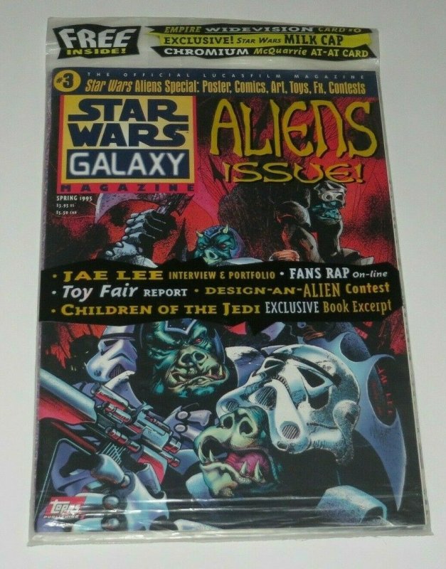 Star Wars Galaxy Magazine #3 Aliens Children of Jedi Jabba the Hut VF/NM Sealed!