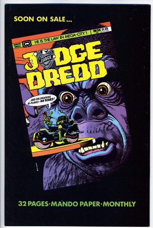 JUDGE DREDD: THE EARLY CASES #6 - Eagle - High grade!