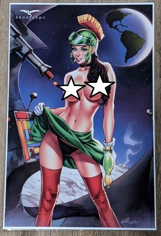 Zenescope Z-Rated - Elias Chatzoudis 08 Marvin the Martian - 11x17 Art Pri (787)