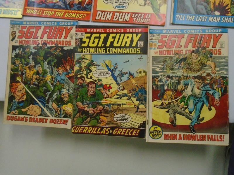 Sgt. Fury, 27 Different From:#71-100, (1969-1972)