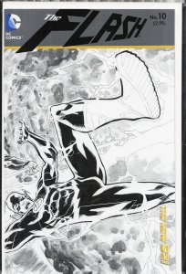 The Flash #10 Sketch Cover (2012) The Flash