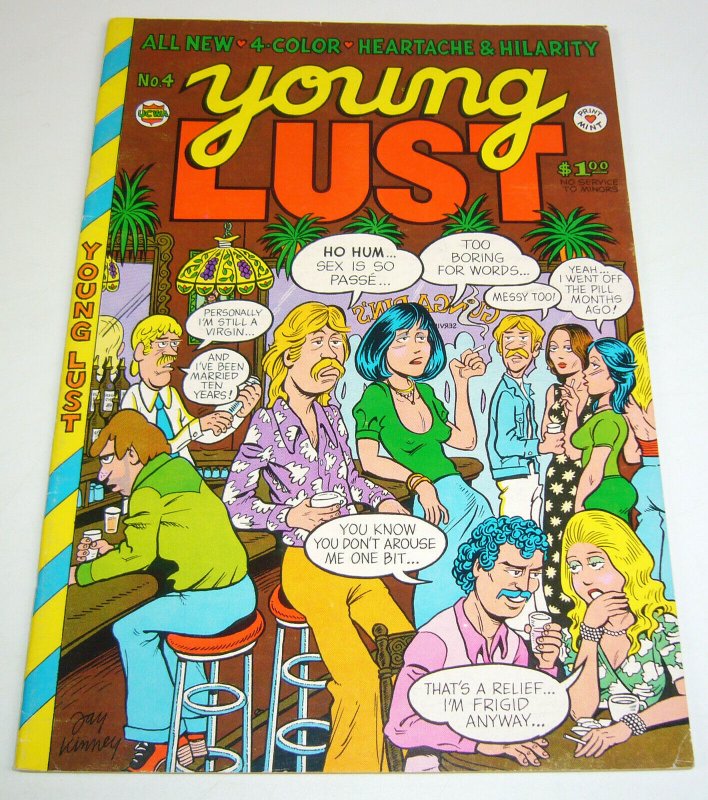 Young Lust #4 FN (1st) print - error edition duplicate pages - robert crumb 1974 