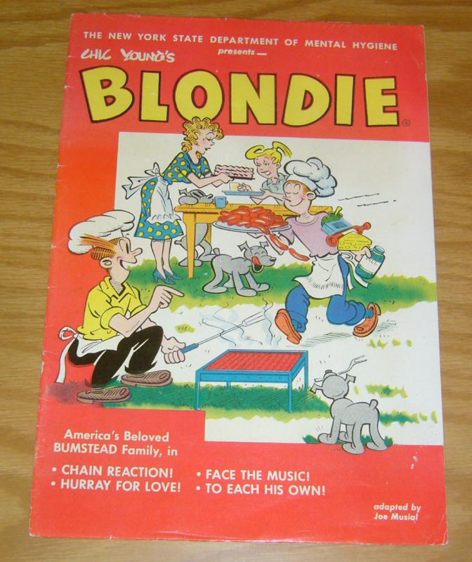 New York State Department of Mental Hygiene Presents Chic Young's Blondie #1 VG 