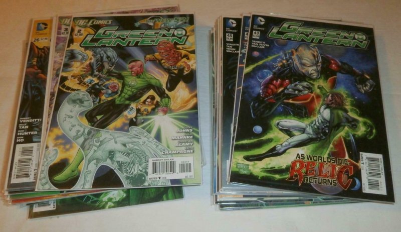 Green Lantern V5 (2011) #2,3,5,26,27,29-34,38-52, variants + comics lot of 29