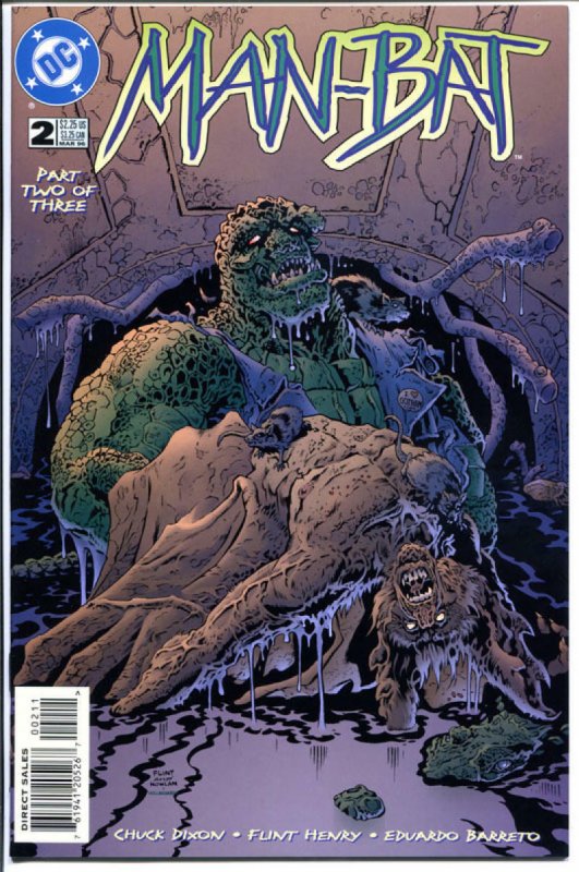 MAN-BAT #1 2 3, NM+, Batman, Croc, Dixon, Killers, Hitman, Cape, 1996