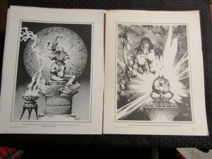 1977 CONAN TOWER OF THE ELEPHANT Portfolio #416/1000 SIGNED Stephen Fabian  