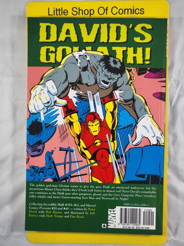 Incredible Hulk Visionaries Peter David Volume 4 TPB  2007 Marvel Comics