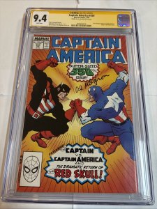 Captain America (1989) # 350 (CGC 9.4 SS) Signed Al Milgrom • Marvel Comics