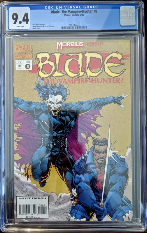 Blade: The Vampire Hunter #8 (1995) CGC 9.4 RARE